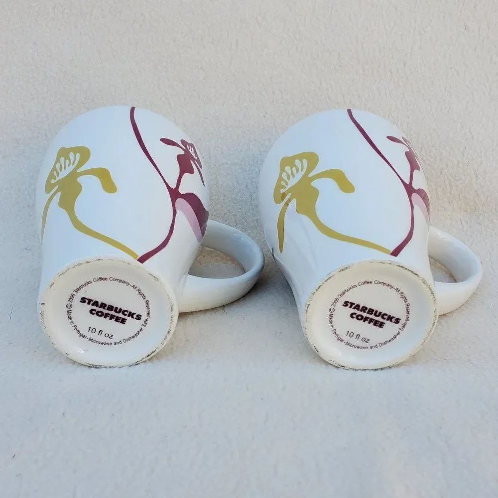 Starbucks Coffee 10 fl.oz mugs - set of 2